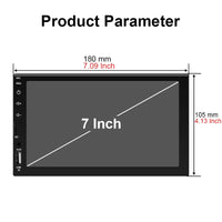 Pantalla 7” con Car Play & Android Auto | Radio Bluetooth con FM y USB – Modelo 7024