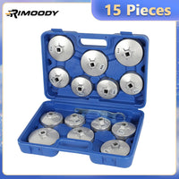 Rimoody, 15 Uds., llave para filtro de aceite de aleación de aluminio,