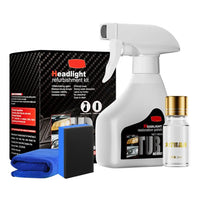 Kit de restauración de faros de coche, abrillantador químico, pulidor de faros, restaurador, juego de pasta de pulido, lijado de cera para faros de coche
