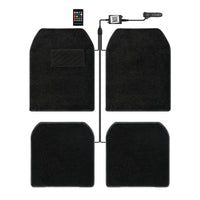 Alfombra de coche Starlight de 12V, alfombra Full Starlight, alfombrilla de pie Starlight, cambio de color, cinturón, aplicación, Control remoto, efecto de luz, alfombras LED