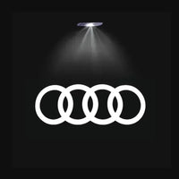 Luz de bienvenida para puerta de coche, lámpara Led HD para proyector para Audi