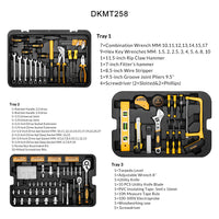 Set de Herramientas DEKO DKMT Series | Kit de Bricolaje Completo