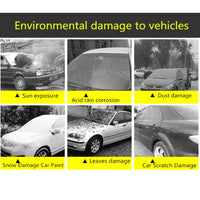 Cubierta de coche protección exterior cubierta de nieve Exterior completa sombrilla cubierta de protección a prueba de polvo Universal