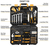 Set de Herramientas DEKO DKMT Series | Kit de Bricolaje Completo