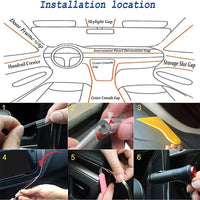 ¡Ilumina tu auto! Luces LED RGB 8M con Control por App – Kit 6 en 1 para Interior Vehicular