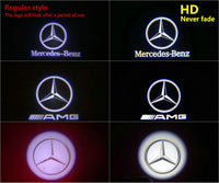 HD LED Car Door Welcome Projector Light For Mercedes Benz W205 W176 W212 W213 W166 X156 W167 X166 W177 X253 A E C GLC GLA Class