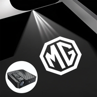 Luces LED de Bienvenida para Puertas MG – Proyector de Logo HD, 2 Piezas, Fibra de Carbono