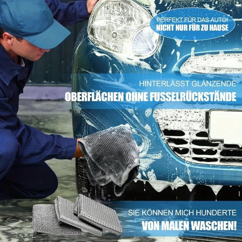 Kit de limpieza de automóviles de 11 piezas que incluye un cepillo para neumáticos, guantes de limpieza de microfibra, hace un excelente opción para limpieza de automóviles.