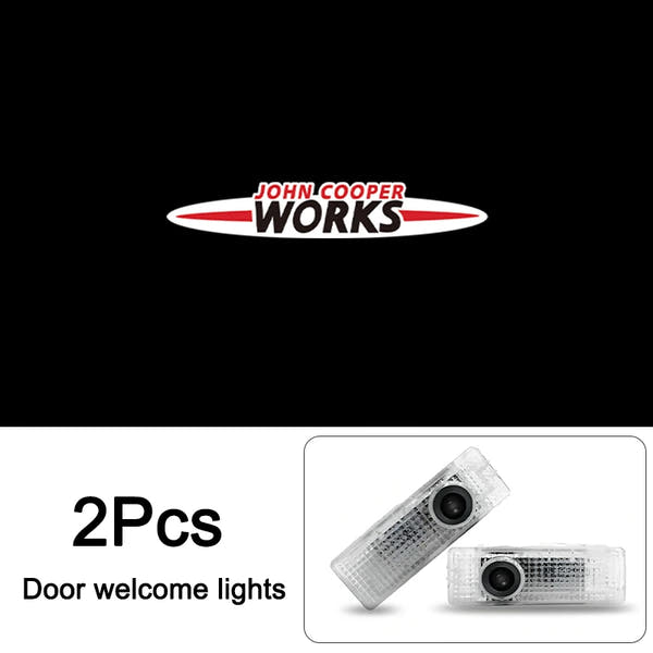 Luces LED de Bienvenida para Puertas MINI – Proyección del Logotipo HD (2 Piezas)